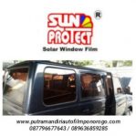 Kacafilm warna choklat 40% // sun protect